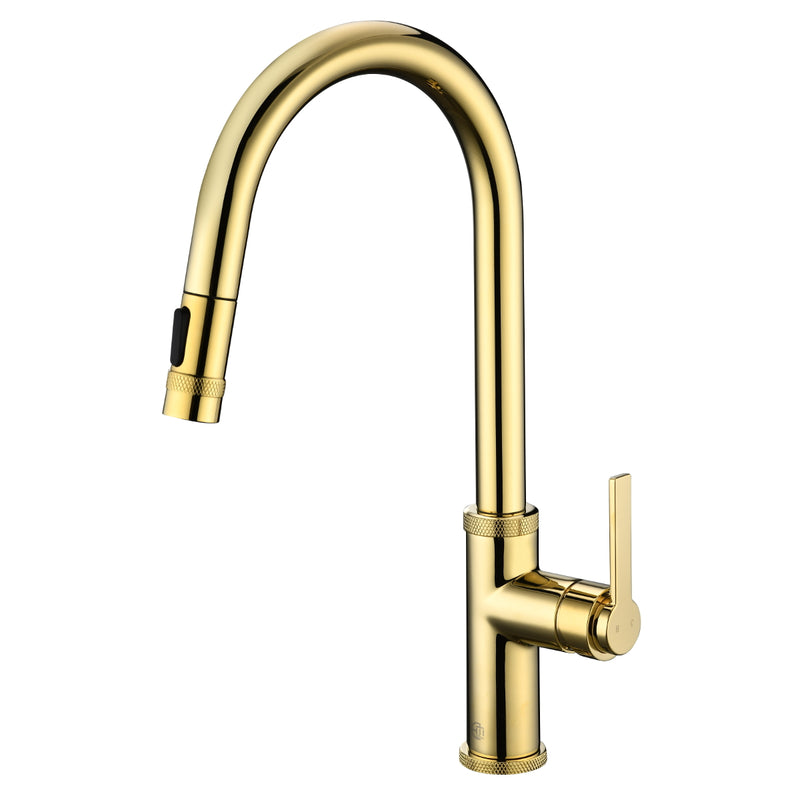 Empyrean Golden Night Pull-out Kitchen Faucet GK-20
