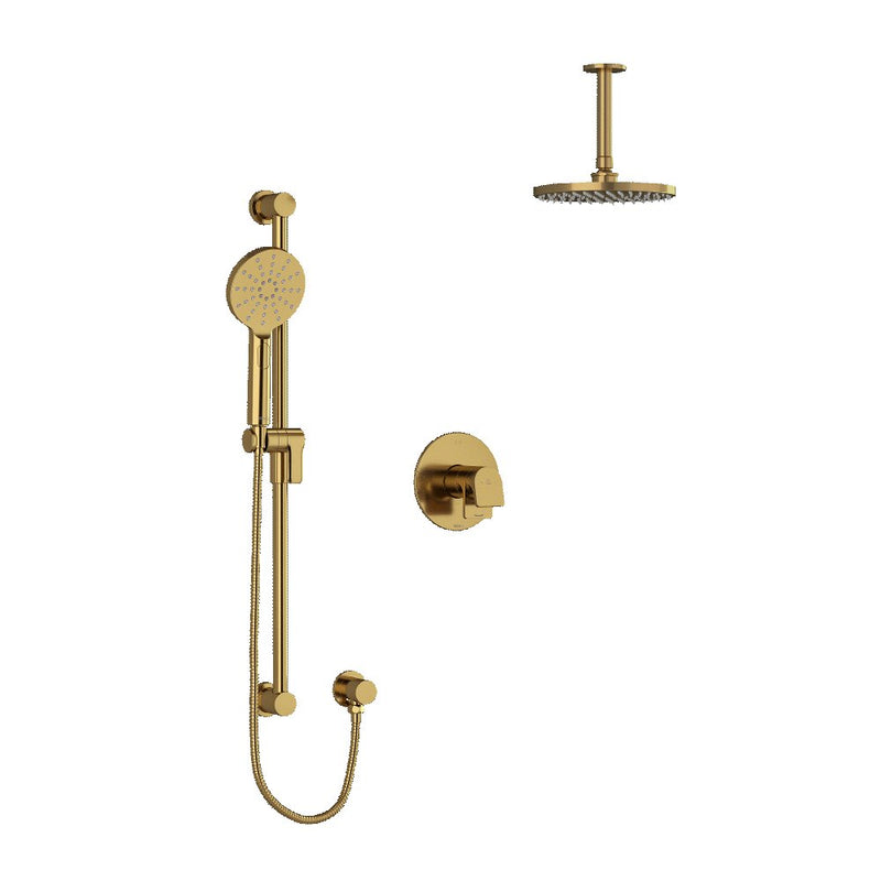 Riobel Ode 2-Way Shower System Trim with Hand Shower and Shower Head TKIT323OD