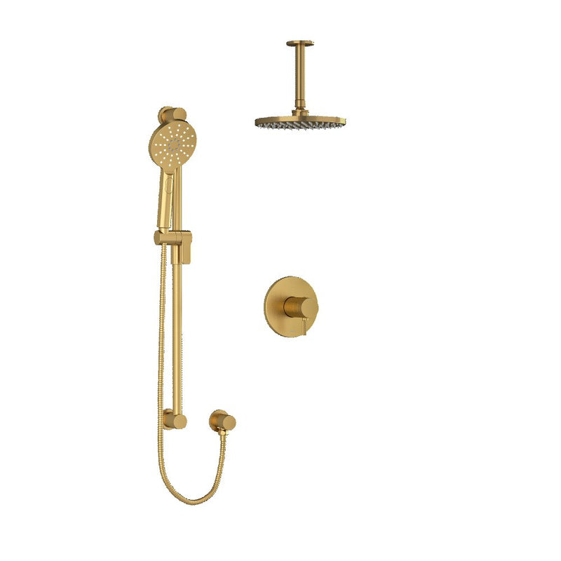 Riobel Riu 2-Way Shower System Trim with Hand Shower and Shower Head TKIT323RUTMKN