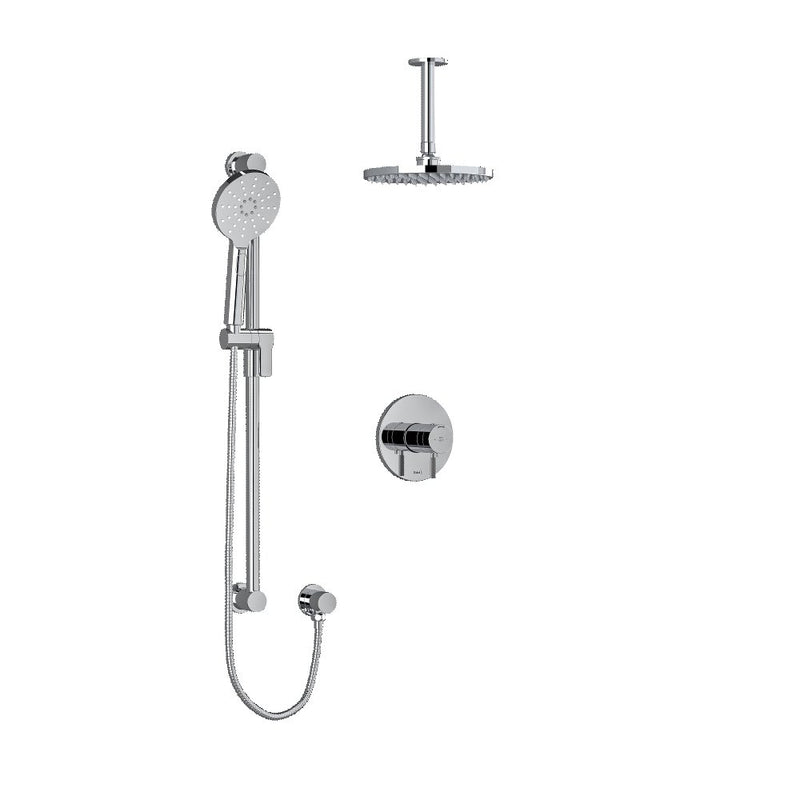 Riobel Riu 2-Way Shower System Trim with Hand Shower and Shower Head TKIT323RUTMKN
