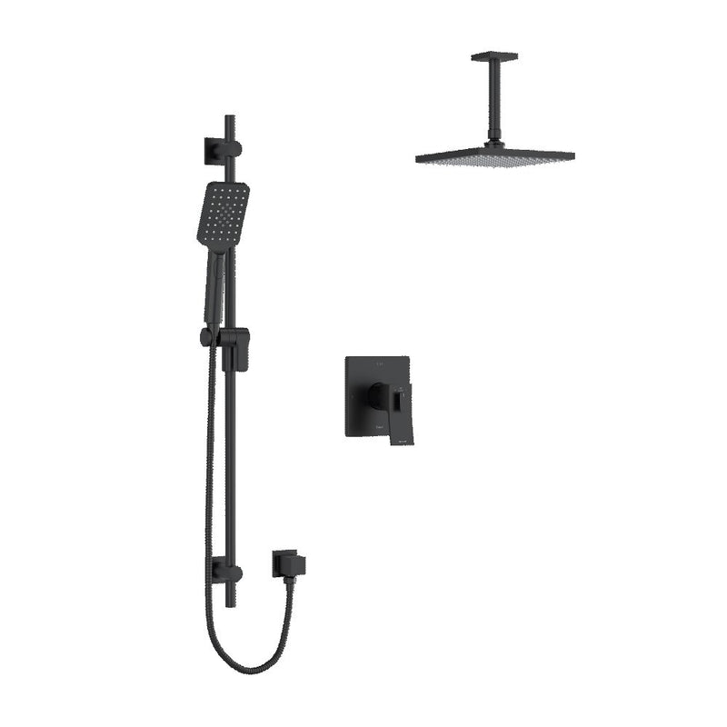 Riobel Zendo 2-Way Shower System Trim with Hand Shower and Shower Head TKIT323ZOTQ