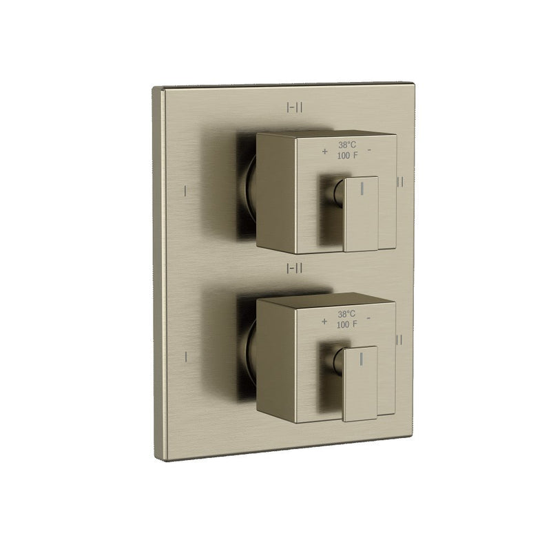 Riobel Zendo TZOTQ46 4-way Type TP thermostaticpressure balance coaxial valve trim (Without Rough-in)
