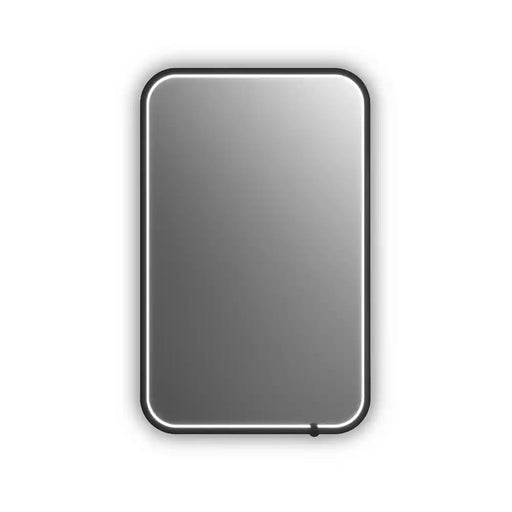 Kalia Nox Rectangular Rounded Corners Led Lighting Mirror 20 X 32 With Touch Switch For Color Temperature Control