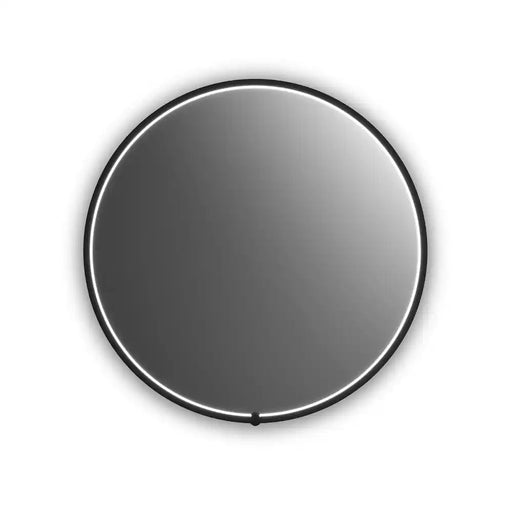 Kalia Nox Round Led Lighting Mirror 30 X 30 With Touch Switch For Color Temperature