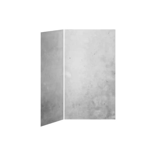 Kalia 48X36 Concrete 48X36 2-Panel Shower Wall Kit For Corner Installation - Concrete Gloss