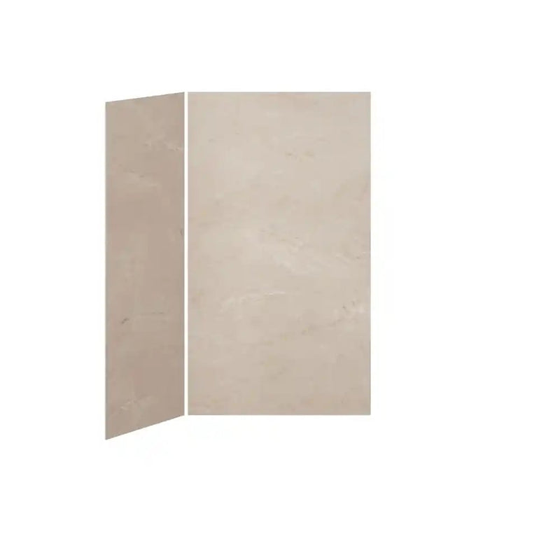 Kalia 48X36 Minerals 48X36 2-Panel Shower Wall Kit For Corner Installation - Minerals Gloss