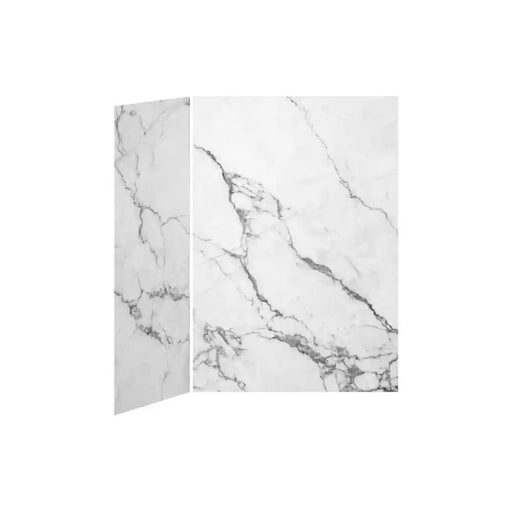 Kalia 60X36 Minerals 60X36 2-Panel Shower Wall Kit For Corner Installation - Minerals Gloss