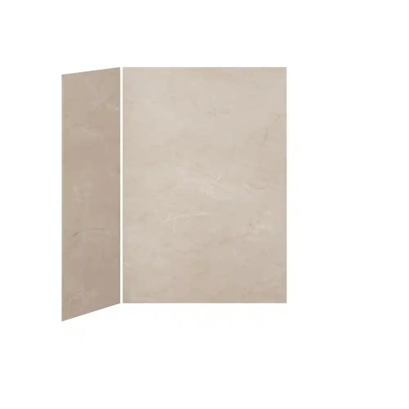 Kalia 60X36 Minerals 60X36 2-Panel Shower Wall Kit For Corner Installation - Minerals Gloss