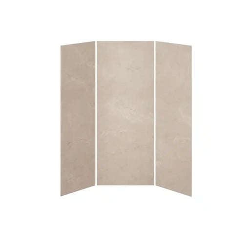 Kalia 36X36X36 Minerals 36X36 3-Panel Shower Wall Kit For Alcove Installation - Minerals Gloss