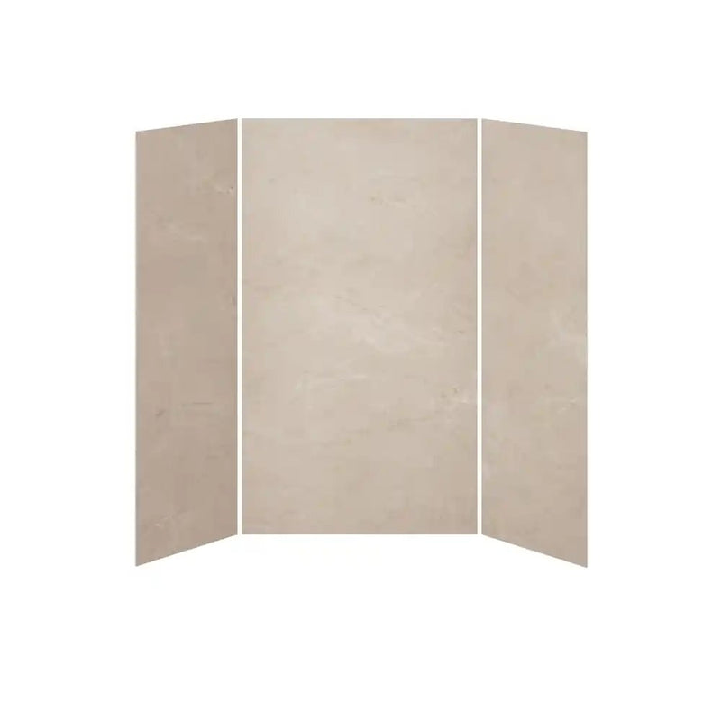 Kalia 36X48X36 Minerals 48X36 3-Panel Shower Wall Kit For Alcove Installation - Minerals Gloss
