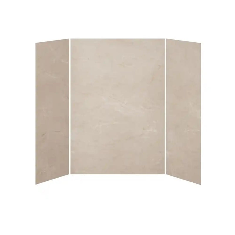 Kalia 36X60X36 Minerals 60X36 3-Panel Shower Wall Kit For Alcove Installation - Minerals Gloss