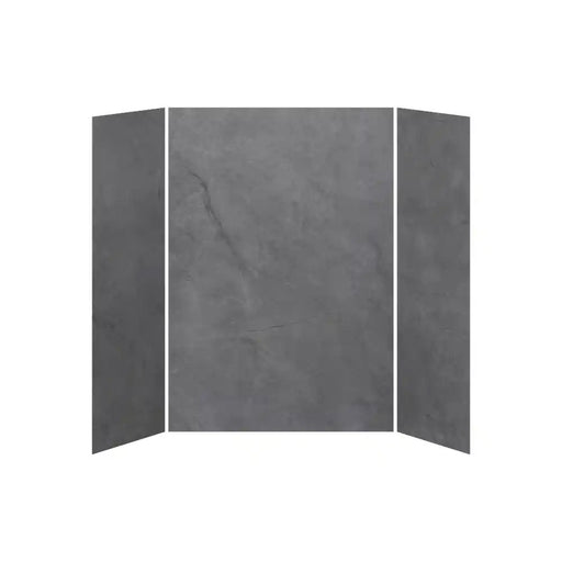 Kalia 32X60X32 Concrete 60X32 3-Panel Shower Wall Kit For Alcove Installation - Concrete