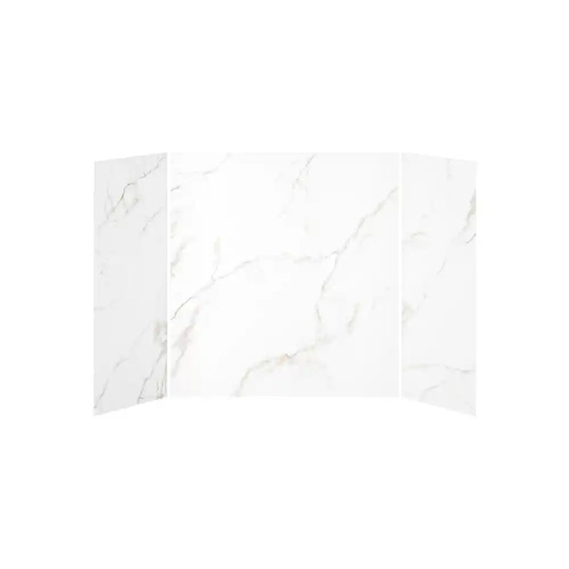 Kalia 32X60X32 Gold Minerals 60X32 3-Panel Bath Shower Wall Kit - Gold Minerals Gloss