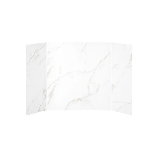 Kalia 32X60X32 Gold Minerals 60X32 3-Panel Bath Shower Wall Kit - Gold Minerals Gloss