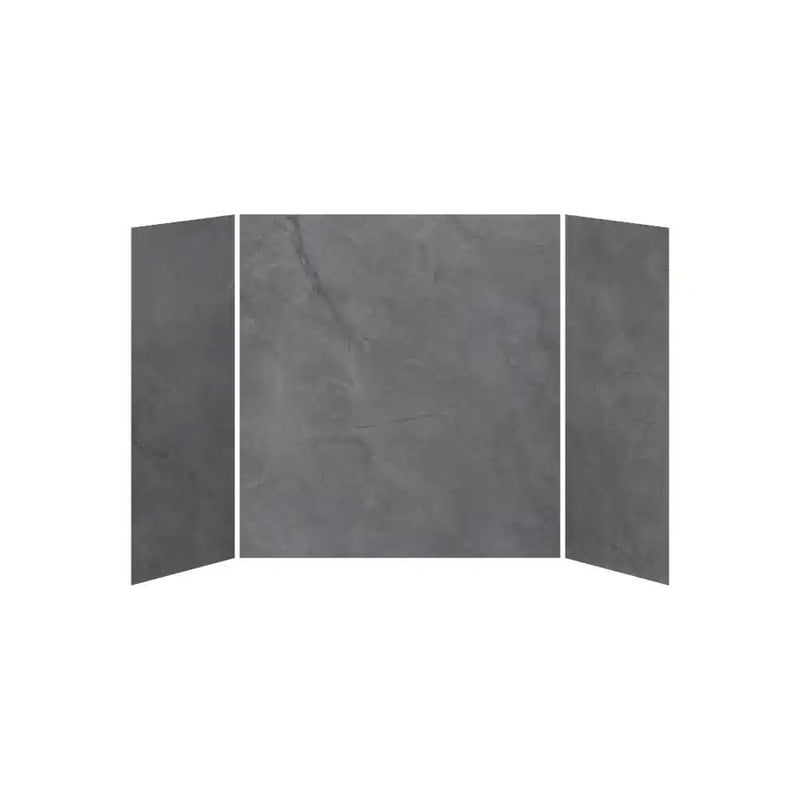 Kalia 32X60X32 Concrete 60X32 3-Panel Bath Shower Wall Kit - Concrete