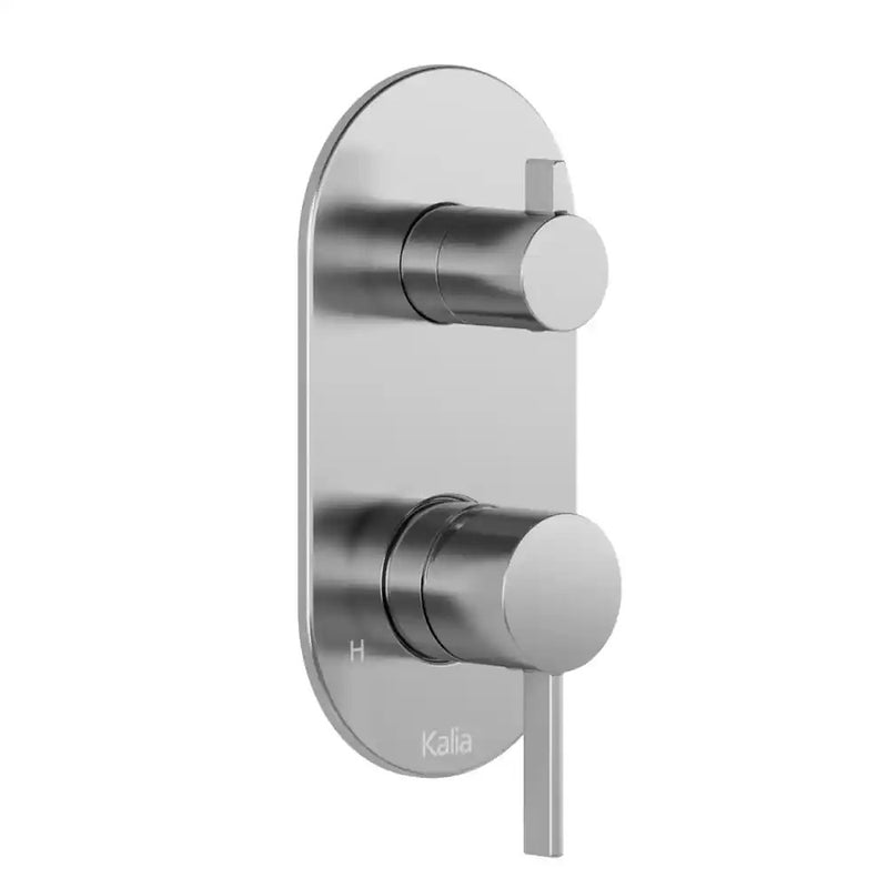 Kalia Round Decorative Trim For ½" Pressure Balance With Volume Control Valve And 2-Way Diverter