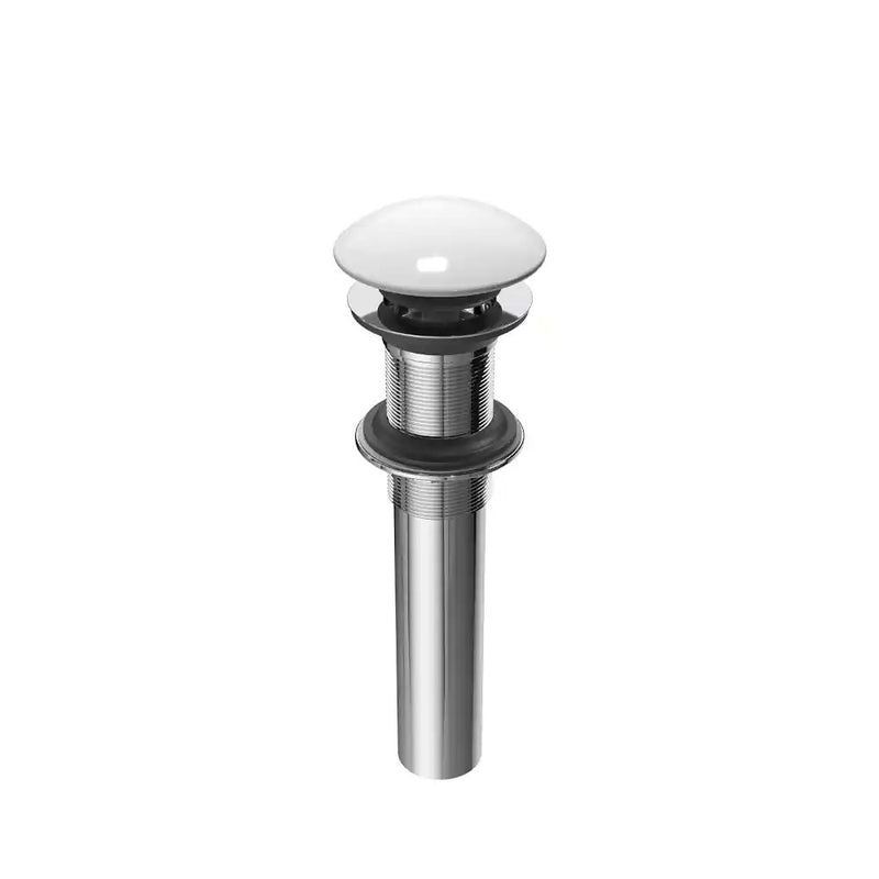 Kalia Push Drain Without Overflow Assembly With Porcelain Cap