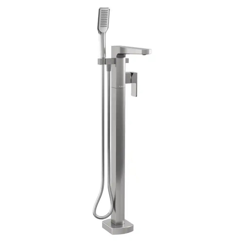 Kalia Grafik Floormount Tub Filler With Handshower