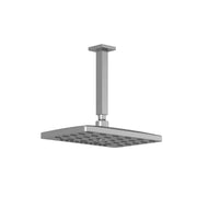 Kalia Grafik Premia 200mm X 320mm (7 ?" X 12 ½") Rectangular Rainhead And 203mm (8") Vertical Ceiling Arm