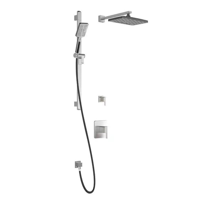 Kalia Grafik TD2 Premia Aquatonik T/P Shower System With Wallarm