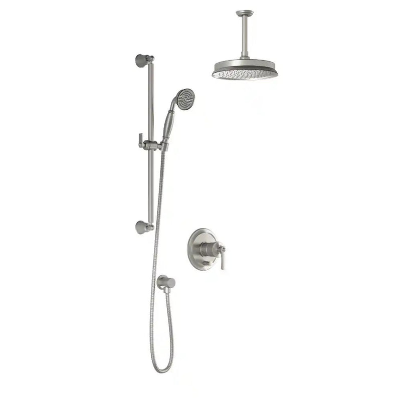 Kalia Rustik PB4 Pressure Balance Shower System Vertical Ceiling Arm
