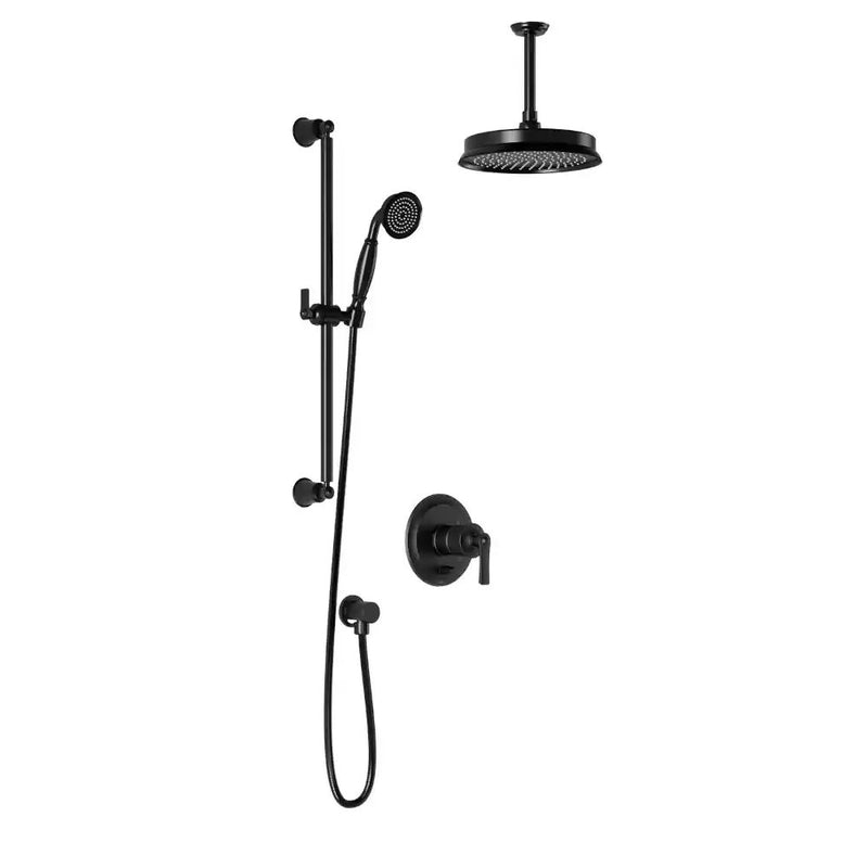 Kalia Rustik PB4 Pressure Balance Shower System Vertical Ceiling Arm