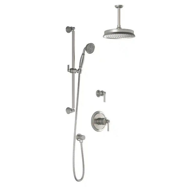 Kalia Rustik TD2 Aquatonik T/P Shower System With Vertical Ceiling Arm