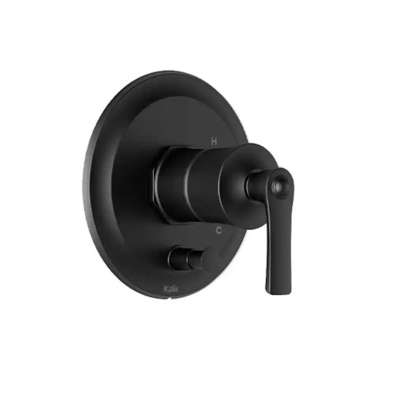 Kalia Rustik 1/2" Pressure Balance Valve With Diverter And Decorative Trim
