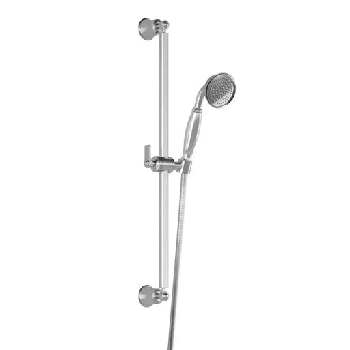 Kalia Rustik Handshower Wallbar And 60" Flexible And Soft Metal Hose Assembly