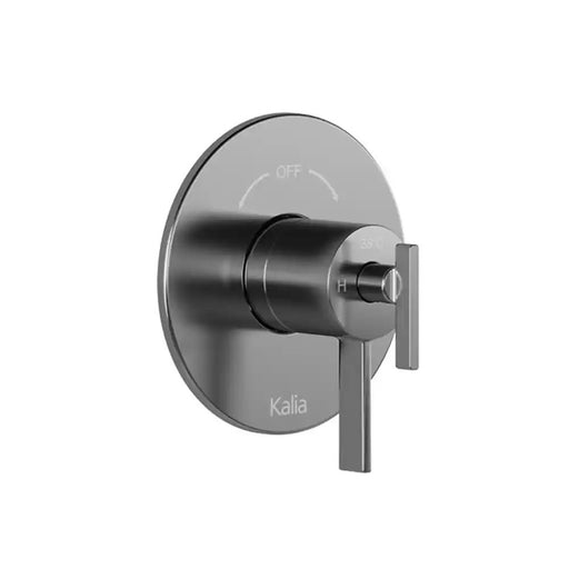 Kalia Roundone 2-Way Aquatonik Type T/P 1/2" Coaxial Valve With Diverter And Round Decorative Trim