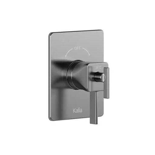 Kalia Squareone 2-Way Aquatonik Type T/P 1/2" Coaxial Valve With Diverter And Square Decorative Trim