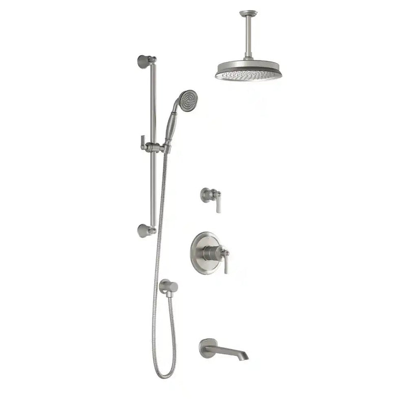 Kalia Rustik TD3 Aquatonik T/P Shower System With Vertical Ceiling Arm