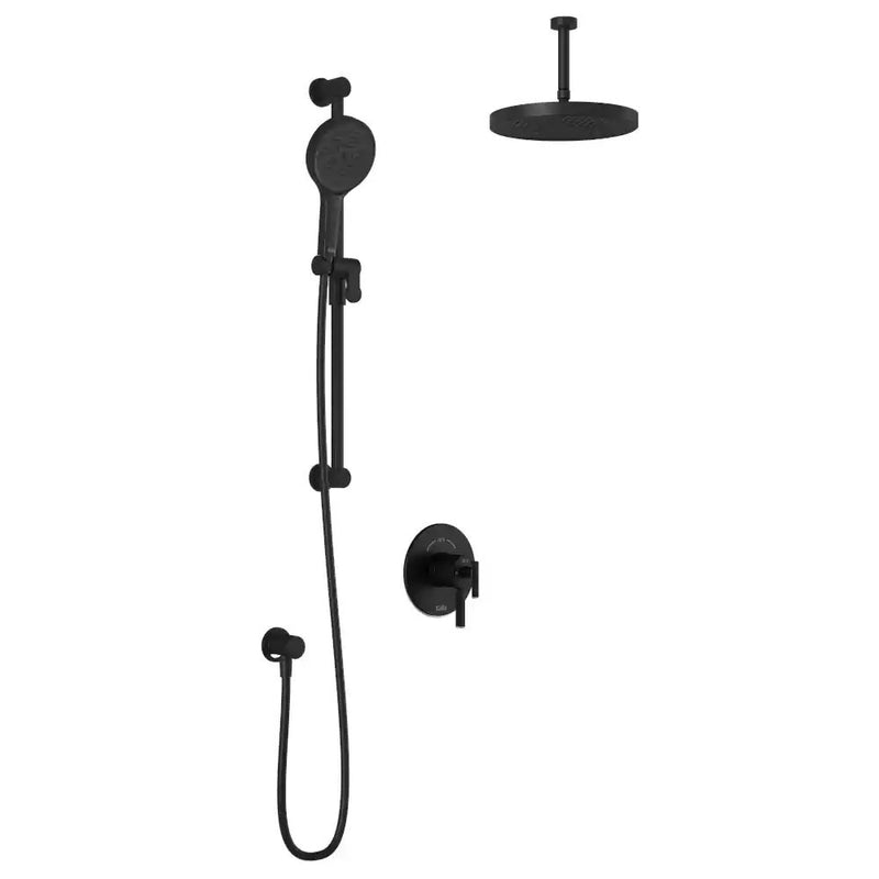Kalia Roundone TCD1 Plus Aquatonik T/P Coaxial Shower System With Vertical Ceiling Arm