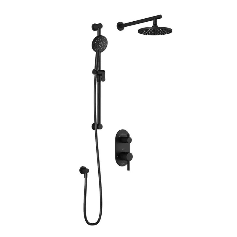 Kalia Roundone TD2 Aquatonik T/P With Diverter Shower System With Wallarm