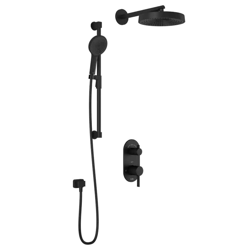 Kalia Roundone TD2 Premia Aquatonik T/P With Diverter Shower System With Wallarm