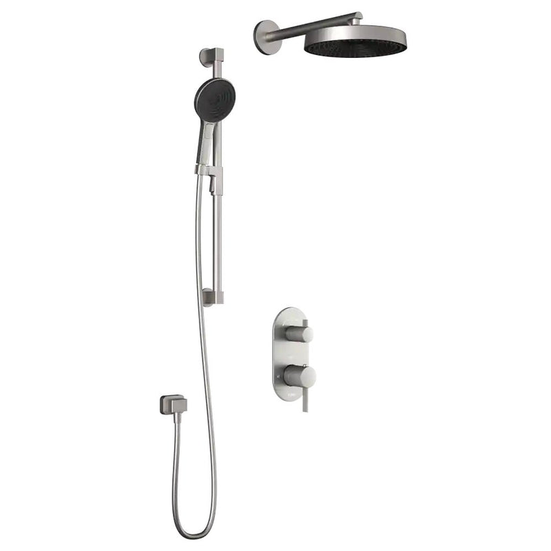 Kalia Roundone TD2 Premia Aquatonik T/P With Diverter Shower System With Wallarm