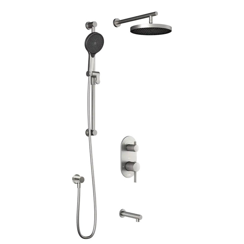 Kalia Roundone TD3 Plus Aquatonik T/P With Diverter Shower System With Wallarm