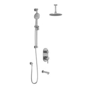 Kalia Roundone TD3 Aquatonik T/P With Diverter Shower System With Vertical Ceiling Arm