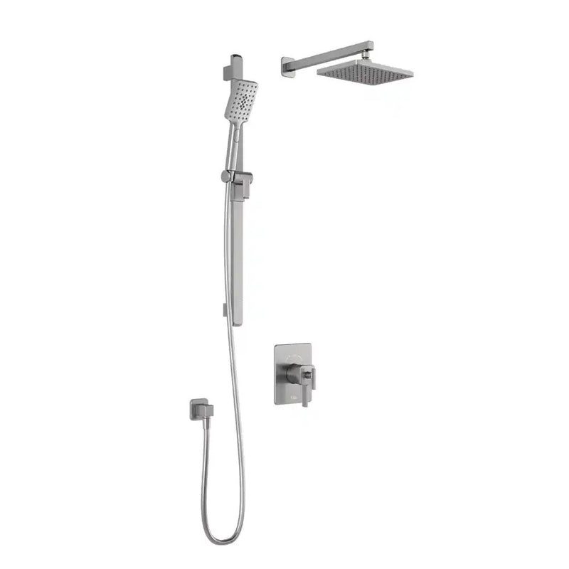 Kalia Squareone TCD1 Aquatonik T/P Coaxial Shower System With Wallarm