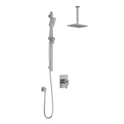 Kalia Squareone TCD1 Aquatonik T/P Coaxial Shower System With Vertical Ceiling Arm