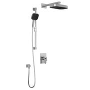Kalia Squareone TCD1 Premia Aquatonik T/P Coaxial Shower System With Wallarm