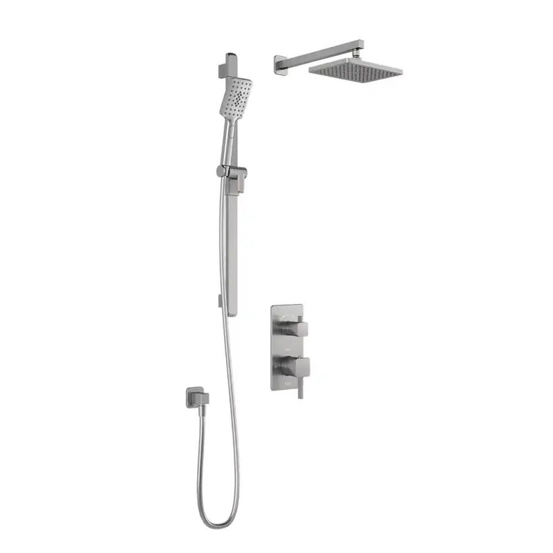 Kalia Squareone TD2 Aquatonik T/P With Diverter Shower System With Wallarm