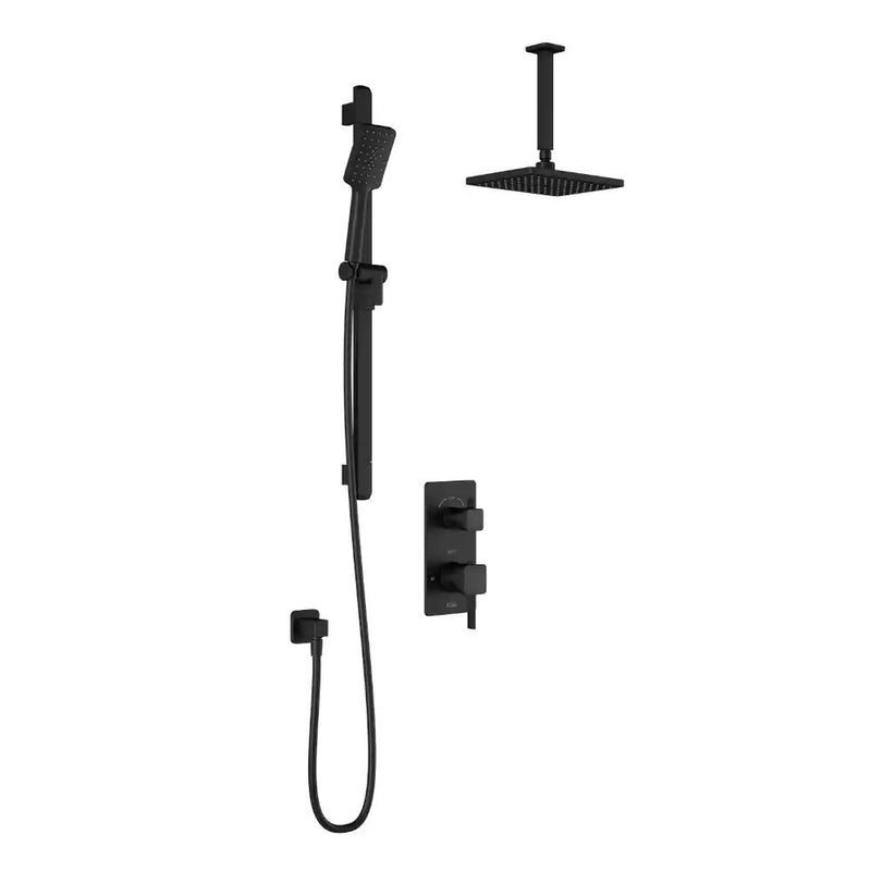 Kalia Squareone TD2 Aquatonik T/P With Diverter Shower System With Vertical Ceiling Arm