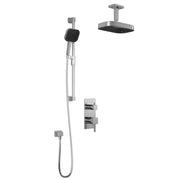 Kalia Squareone TD2 Premia Aquatonik T/P With Diverter Shower System With Vertical Ceiling Arm