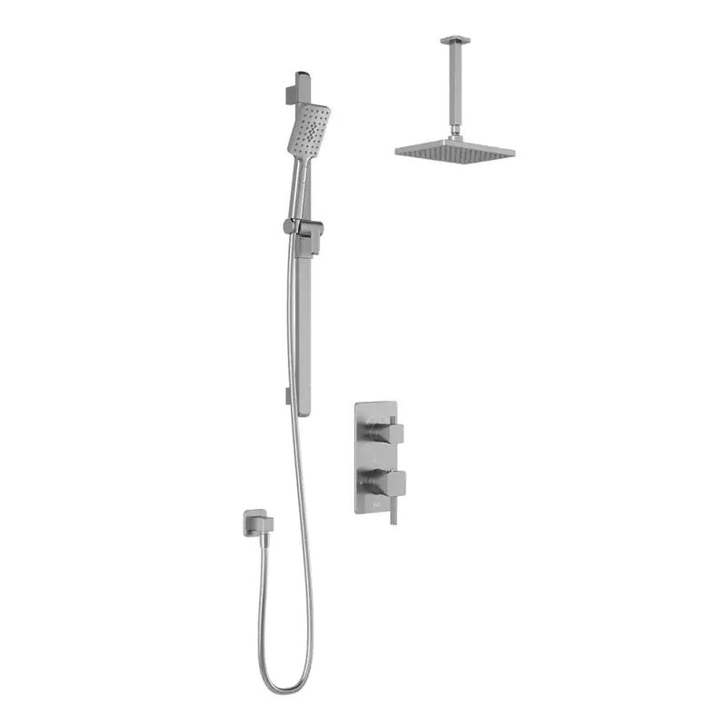 Kalia Squareone TD2 Aquatonik T/P With Diverter Shower System With Vertical Ceiling Arm
