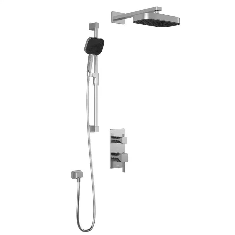 Kalia Squareone TD2 Premia Aquatonik T/P With Diverter Shower System With Wallarm