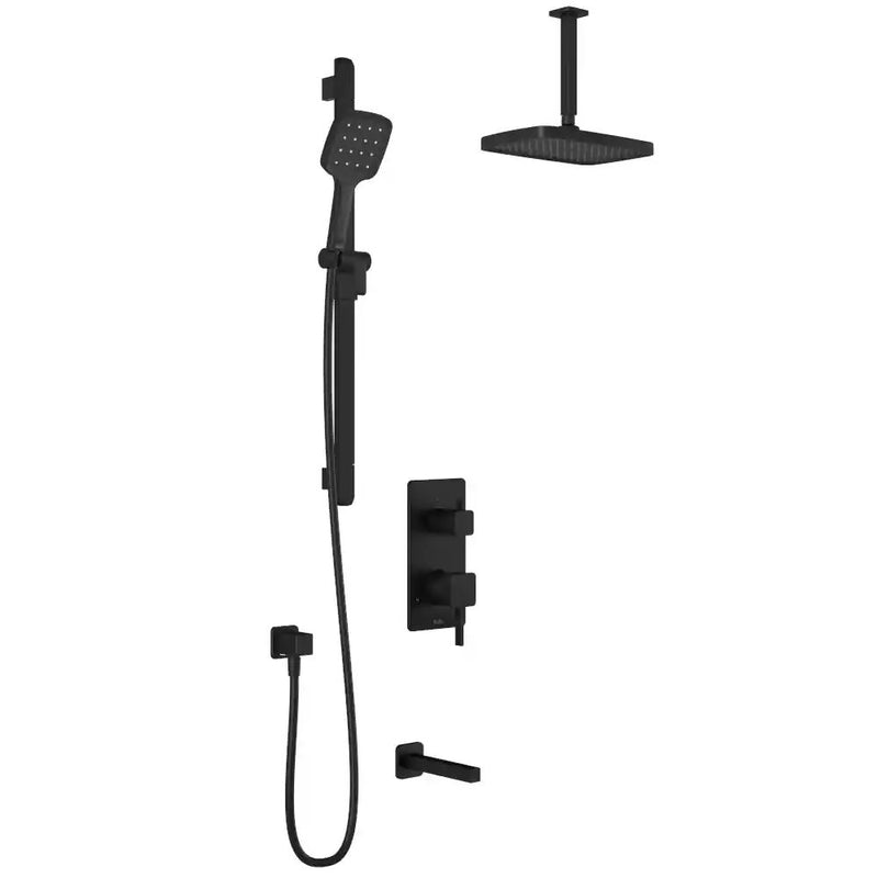 Kalia Squareone TD3 Plus Aquatonik T/P With Diverter Shower System With Vertical Ceiling Arm