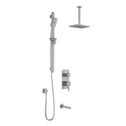 Kalia Squareone TD3 Aquatonik T/P With Diverter Shower System With Vertical Ceiling Arm