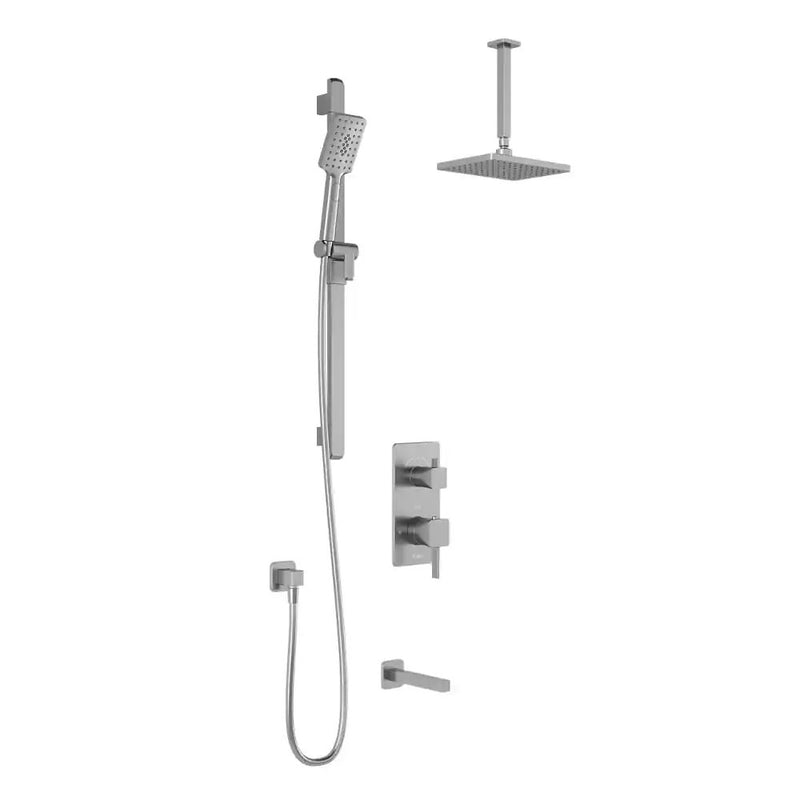 Kalia Squareone TD3 Aquatonik T/P With Diverter Shower System With Vertical Ceiling Arm