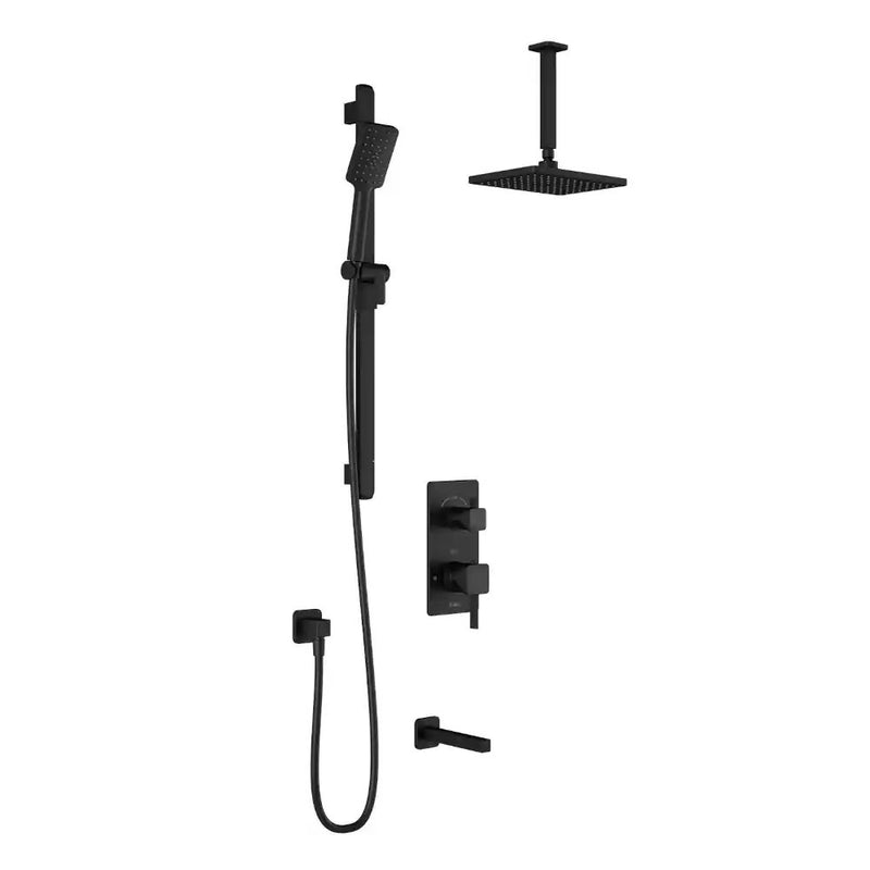 Kalia Squareone TD3 Aquatonik T/P With Diverter Shower System With Vertical Ceiling Arm